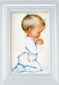 Praying Boy Framed Print