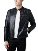 Cafe Racer Leather Jacket