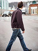 Blake Zip Jacket Duck Canvas Dark Brown