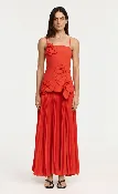 Acler Avison Maxi Dress in Chili