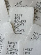 Claude Monet Quote Greeting Card - Elegant Inspirational CardCardsFloras Avenue