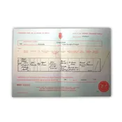 John Lennon Authentic Certified UK Birth Certificate Copy Authentic Beatles