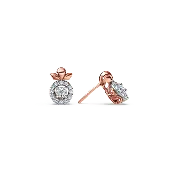 Angel Diamond Halo Earrings