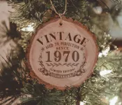 Personalized Vintage Aged To Perfection Ornament