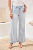 Audrey Palazzo Denim Jeans - Bondi Beach