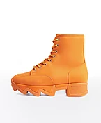 AROM Orange Lace-Up Boot