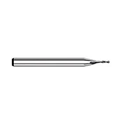 0.006 2 Flute Ball Nose Miniature Solid Carbide End Mill