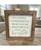 BEAUTIFUL MEMORIES SIGN 5X5 ADD ON ONLY