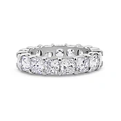 Cushion Cut Diamond Eternity Band