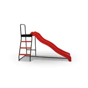 Machrus Upper Bounce Trampoline Step N Slide | Fun Indoor & Outdoor Ladder and Wave Slide Set – Perfect for Round or Rectangle Trampolines with or Without Net