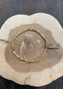 Cecelia 2.5mm Gold Faceted Single