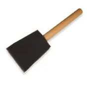 Jen, Foam Paint Brush, Wood Handle, 2″