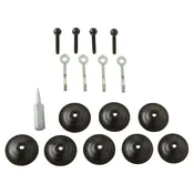 Attache-fix ALMA noir mat