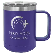 15 oz. Stainless Steel Vacuum Insulated Mug with Slider Lid