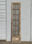 12 Lite Single Natural Wood French Door