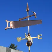 Saw and Hammer Weathervane110