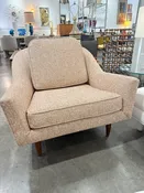 Restored 50’s Armchair New Fabric  (2 Available) — At Hom