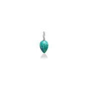 Chrysocolla Drop Charm