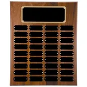 12X18 Walnut Perpetual Award Plaque (36 Plates)