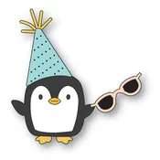 2700 Fancy Party Penguin craft die by Poppy