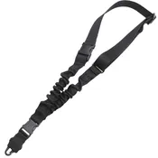 Tac Shield Shock Sling with Double QRB 1.25" W Single-Point Black Webbing for Rifle/Shotgun