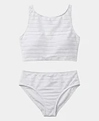 Solid High Neck Bikini - 2 Pc Set
