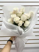 全白花束 | White Roses Bouquet