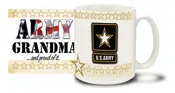 Coffee Mug Army Grandma and Proud of It