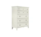 Kentwood Antique White 5 Drawer Chest