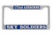 173rd Airborne Sky Soldiers License Plate Frame