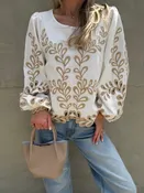 August Embroidered Blouse