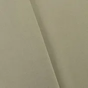 1 1/2 YD PC-Beige Tropical Wool Blend Semi-Opaque Basketweave Shirting Fabric