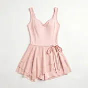 Women Tennis Dress With Shorts Hollow Out Golf Sport Sets Gym Workout Pickleball Clothing Badminton Stretchy Training Dress