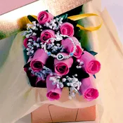 Lavender Wax Dipped Roses w/ Surprise Jewelry