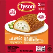Chicken Caprese Unbreaded Stuffed Raw Chicken Breast with Rib Meat