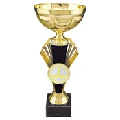 10 3/4″ Gold Completed Metal Cup Trophy on Marble Base