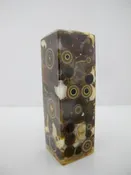 Chinese ORBICULAR Ocean Jasper or Wen Stone Tower CHOP SEAL Stamp