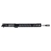 18" 22 ARC Complete Upper - Satern Straight Flute Stainless Barrel - 15" Rail - Comp Brake - BCG - CH