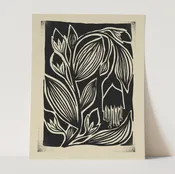 Mid Century 11" x 14" Prints B&W Wander Wall Art