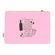 Canvas Pouch I Need A Soy Mocha Vodka Xanax Latte