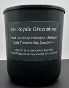 Hand Poured Isle Royale Greenstone Soy Candle