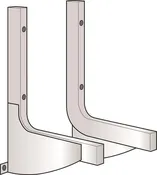 10372722 – Nederman Reinforced Wall Bracket for NEX Series
