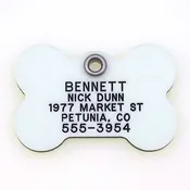 Glow-In-The-Dark Tag - Bone