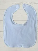 Bib, Plush Terry Velour Infant Baby Bib, Small. Custom Monogram.