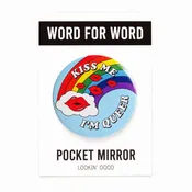 Kiss Me, I'm Queer Pocket Mirror