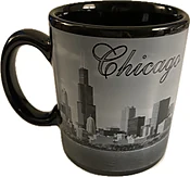 Black espresso mini mug