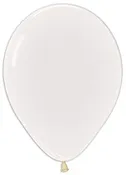 11" Crystal Clear Betallic Balloons 100pk