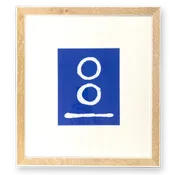 Ancient Characters on Blue