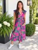 Artsy Autumn Zip Maxi