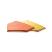 HB2O -All Rubber Throw Down Home Plate - No Spikes- Orange